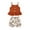 B Coffee, variant on Uxgjfwu Baby Girl Outfits Summer Strip Printed Sleeveless Top and Shorts Two-piece Set Sizes 6M-4T,Brown
