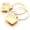 Gold, variant on 3/4 Inch Key Fob Hardware with Split Key Rings Findings for DIY Leather Craft, 2 Pack (Gold)