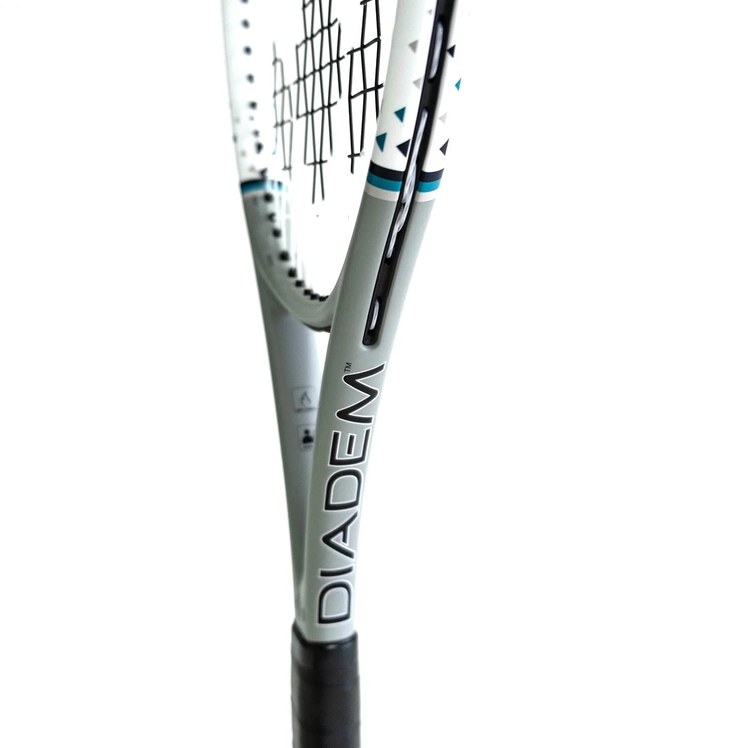 Diadem Sports Rise 25" Junior Tennis Racket in Grey, 8.5oz,Pre-Strung, Grip Size G0