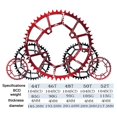thumbnail image 3 of Plateau de Vélo 104BCD Roue à Chaîne Roue à Chaîne Ronde de Bicyclette Anneau de Roue à Chaîne Ronde Pièces Noir 52T, 3 of 8