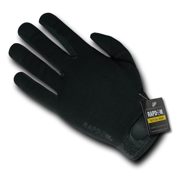 Guantes Tácticos RAPDOM Livianos Negros Talle Pequeño