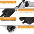 thumbnail image 2 of SUNCOO Portable Sheep Shears 6 Speeds Adjustable Alpaca Electric Clippers 350W Professional Shearing Trimmer for Goat Llama Horse Farm Animal Fur Livestock Pet Grooming, Heavy Duty with Carrying Case, 2 of 7