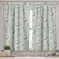 thumbnail image 2 of Ambesonne Scandinavian Valance & Curtain, Polar Bear in Sweater, 55"x45", Pale Bluegrey Khaki, 2 of 7