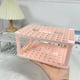 thumbnail image 5 of Escurridero y organizador de brocha de maquillaje de 72 agujeros - Soporte de sobremesa de plástico rosa, gris o blanco para cosméticos y materiales artísticos, 5 of 8