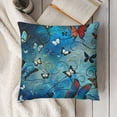 thumbnail image 3 of SHANXI Square Throw Pillow Covers Blue Orange Red Design Pillow Cases Decorative for Home Bedroom Sofa Pillowcases Standard Size 18x18in, 3 of 5