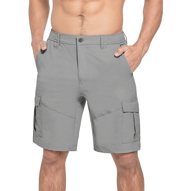 Txlixc Pantalones cortos de hombre, pantalones cortos de cintura alta de color sólido Txlixc moda