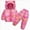 D355-Hot Pink, variant on 2-3 Years Toddler Baby Girl Outfits Long Sleeve Print Sweatshirt and Pants Two Piece Set Fall Winter School Gift Set for Girls,Sky Blue Outfit