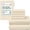Cloud Cream, variant on RUVANTI 100% Cotton Percale Sheets Twin Size 4 Piece Set, Cooling Bed Sheets for Hot Sleepers, Deep Pocket 16”, Breathable Lightweight & Durable, Crisp Hotel Style Sheets, Fleur & Field