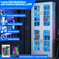 thumbnail image 3 of Librero Organizador Modernos 8 Capas Con Led Y 4 Puertas, 3 of 9