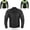 Full Black, variant on FTX Motorcycle Jacket for Mens Dual Sports Motocross Racing Biker Riding CE Armored Waterproof All-Weather (Medium, Black/Yellow)