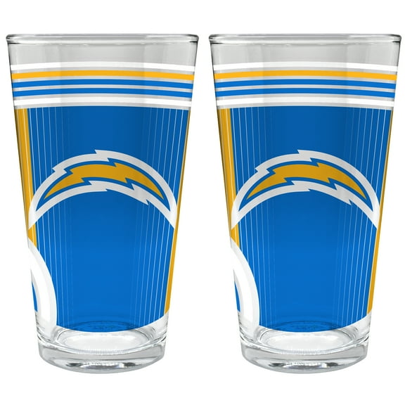 Los Angeles Chargers Two-Piece 16oz. Pint Glass Set