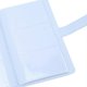 thumbnail image 3 of 3 Inch 108 Pockets Photo Album PU Leather Mini Photo Album for Movie Tickets Business Cards Hydrangea Blue, 3 of 4