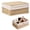 A, variant on Woven Basket with Lid, Paper Rope Woven Storage Basket, Small Storage Box, Desktop Lined Storage Organizer, Decorative Box, Rattan-Style Woven Basket, Lined Home Storage Box,8.66×5.71×3.94in,C