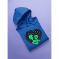 thumbnail image 3 of Alien Love Design Hoodie Women -Image by Shutterstock, Female Medium, 3 of 4