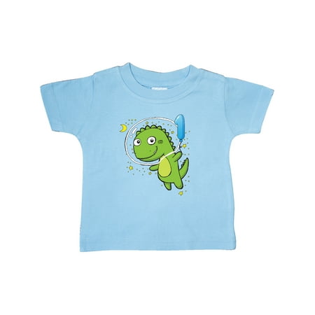 

Inktastic Dinosaur Astronaut 1st Gift Baby Boy or Baby Girl T-Shirt