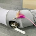 thumbnail image 4 of Juguete interactivo Plegable Zulema para gatos con bola de campana Gato Túnel, 4 of 8