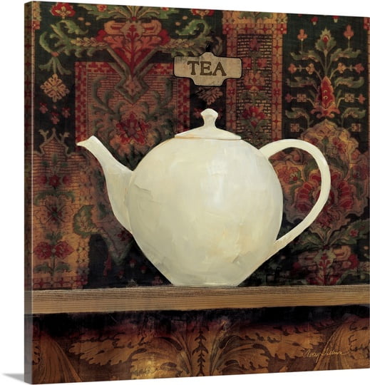Great BIG Canvas "Ornamental Teapot II" Canvas Wall Art