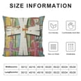 thumbnail image 6 of Nawypu  Easter Pillow Cover Striped Cross He is Risen Decorations Holiday Farmhouse Spring Pillow Case for Home Sofa Couch Decor  2pc, 6 of 6