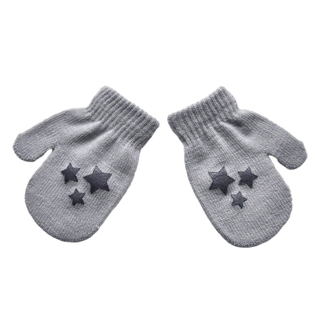 Sonducket Manoplas para bebés Estiramiento de dedo completo Guantes para recién nacidos Diseño considerado Suministros para niños pequeños Regalos de guantes y mitones pentagrama gris claro Sonducket AP009858-05