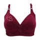 thumbnail image 4 of Puntoco Bralettes para mujer Sujetador de encaje con flores fruncidas para mujer Ropa interior de uso diario de talla grande Sin aros, 4 of 5