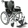 Karman Ergo Flight Ultra Lightweight Wheelchair, Pearl Silver, 18" Seat Width