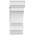 thumbnail image 2 of 5"W X 12"D X 12"H Standard Balboa Architectural Grade Pvc Bracket With Traditional Ends, 2 of 8