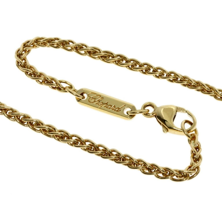 Pre-Owned Chopard Happy Diamond Shell 8P Large Necklace K18