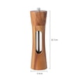 thumbnail image 2 of Juego de molinillos de sal y pimienta de madera, doble molinillo de especias de primera calidad para condimentos aromáticos, 2 of 5