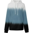 thumbnail image 3 of LAICAIW Chandails à Capuche Surdimensionnés pour Femmes 2022 Mode Ombre Décontracté à Cordon de Serrage Chandail Chandail en Molleton Manches Longues avec Poche, 3 of 4