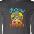 thumbnail image 4 of Inktastic Kauai Hawaii Vacation Tiki Long Sleeve T-Shirt, 4 of 5