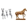 thumbnail image 1 of Escultura de figura,Estatua sentada Figura Escultura Adorno,Estatuas de caballos,Estatuas de caballos Figura de caballo Figura de caballo,Escultura de caballo Adornos de caballo Figuras de resina, 1 of 8