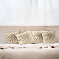 thumbnail image 3 of Ambesonne Compass Throw Pillow Cover 4 Pack, Sea Exploration Theme, 20", Tan Taupe, 3 of 6