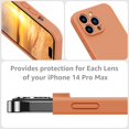 thumbnail image 4 of MCFANCE Silicone Magnetic Case for iPhone 14 Pro Max Magsafe Case Silicone Phone Case with Microfiber Lining for iPhone, 4 of 5