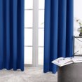 thumbnail image 2 of Deconovo Blue Curtains Blackout Drapes 63 inch Long Thermal Insulated Curtain Panels for Bedroom 42 x 63 inch Royal Blue Set of 2, 2 of 7