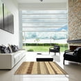 thumbnail image 7 of Ahgly Company Machine Washable Indoor Rectangle Contemporary Light Brown Area Rugs, 7' x 9', 7 of 7