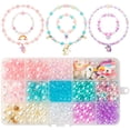 thumbnail image 5 of OSNIE Unicorn DIY Bead Jewelry Making Kit, Multicolor, 400Pcs+, 5 of 6
