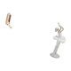 thumbnail image 5 of Organizador de ropa con gancho de pared plegable con figura de bailarina, escultura artística moderna para baño, dormitorio, armario y entrada., 5 of 8