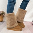 thumbnail image 3 of Botas de nieve de trabajo de goma para mujer Warmth Brown, 3 of 6