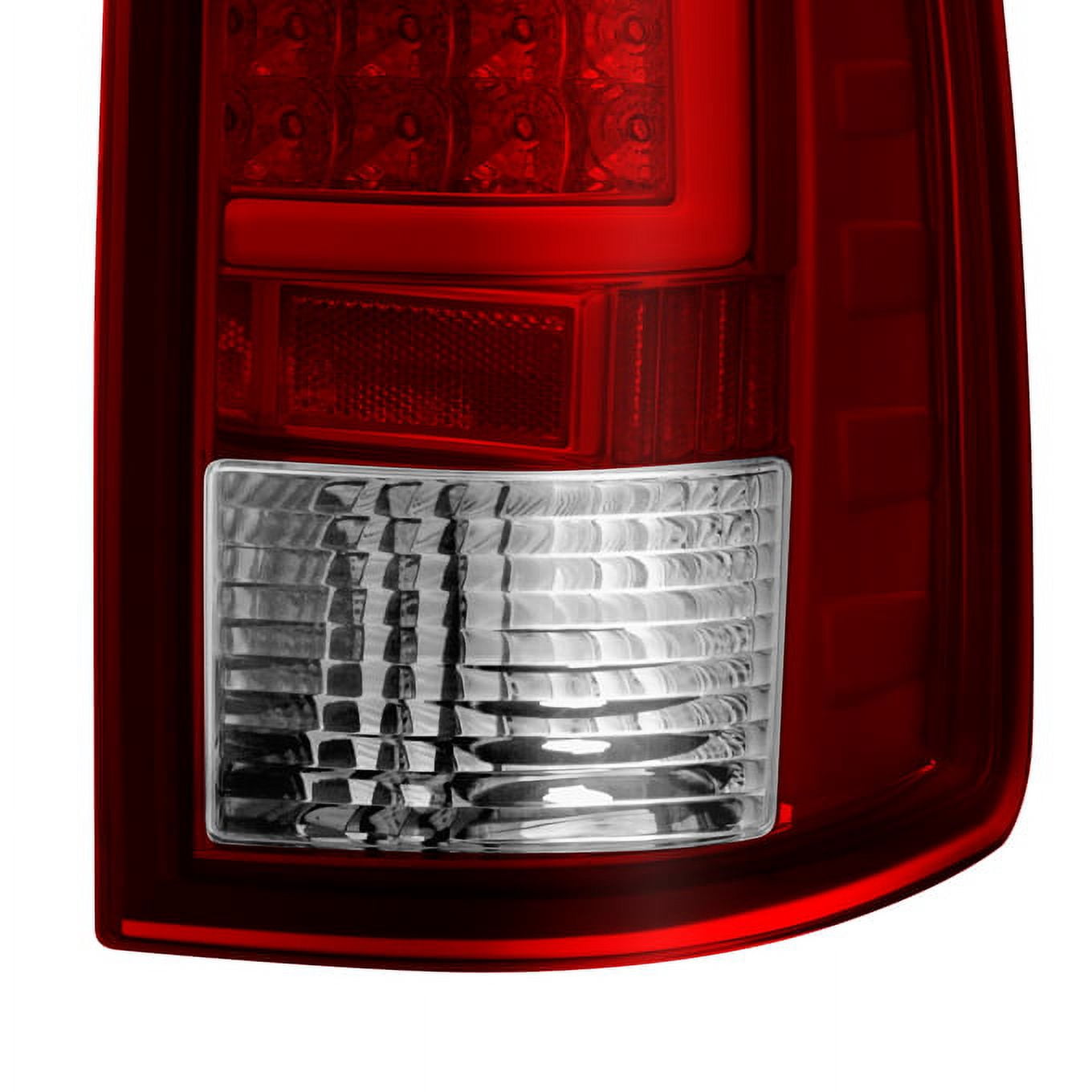AKKON - For 2009-2018 Dodge Ram 1500 10-18 2500 3500 Red LED Tube Tail Lights Lamps Pair Housing Set