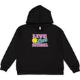 thumbnail image 2 of Inktastic Live Love and Softball Youth Hoodie Sweatshirt, 2 of 4