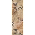 thumbnail image 2 of Unique Loom Outdoor Botanical Collection Area Rug - Meadow (2' x 6' 1" Runner Multi/Beige), 2 of 9
