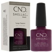 لون أظافر CND Shellac - Tango Passion، طلاء أظافر 0.25 أونصة
