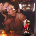 thumbnail image 5 of Two Rose Soap Bouquet with Glass Cover LED Light 3x7 Battery Handmade for Any Occasion, 5 of 6
