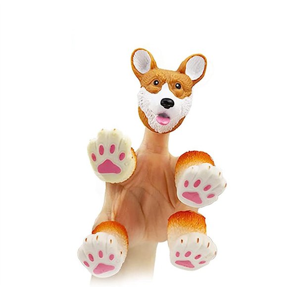 Noehoiugi Ensemble de 5 Pcs de Mignons Jouets Marionnettes à Doigt en Forme d'Animaux, Déco de Main Fantaisie pour Fête d'Anniversaire d'Enfants, Cosplay et Jeu de Rôle Imaginatif