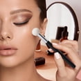 thumbnail image 2 of Sponge Brush, Durable Mushroom Head Foundation Sponge, Mushroom Makeup Brush with Wooden Handle, Mushroom Cosmetic Brush, Multipurpose Eyeshadow Sponge Applicator for Face Nose Eyelid, 2 of 5