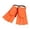 Orange, variant on 2Pcs Adjustable Open Heel Swim Fins Flexible Training Flippers Secure Buckle Strap Diving Fins For Pool Practice Beach Snorkeling(Black-18.5Cm)