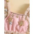 thumbnail image 4 of Bagilaanoe Newborn Baby Girl Summer Rompers Dress Sequin Print Fly Sleeve Bodysuits 6M 12M 18M 24M Infant Patchwork A-line Dresses, 4 of 9