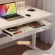 thumbnail image 5 of Office Gaming Computer Desks Study Standing White Auxiliary Writing Computer Desks Office Small Mesa Plegable Furniture HY My Lux Decor Round, 5 of 28