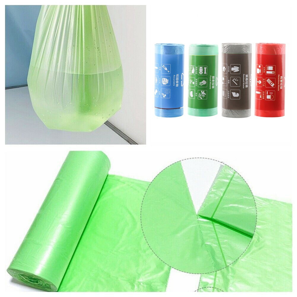 1 Roll Of 30Pcs Biodegradable Bags Camping Festival Toilet Home Clean Compostin 