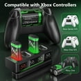 thumbnail image 2 of Batería recargable para mando Xbox One, 5200 mWh, paquete de 4 unidades, base de carga compatible con Xbox Series X|S, 2 of 8